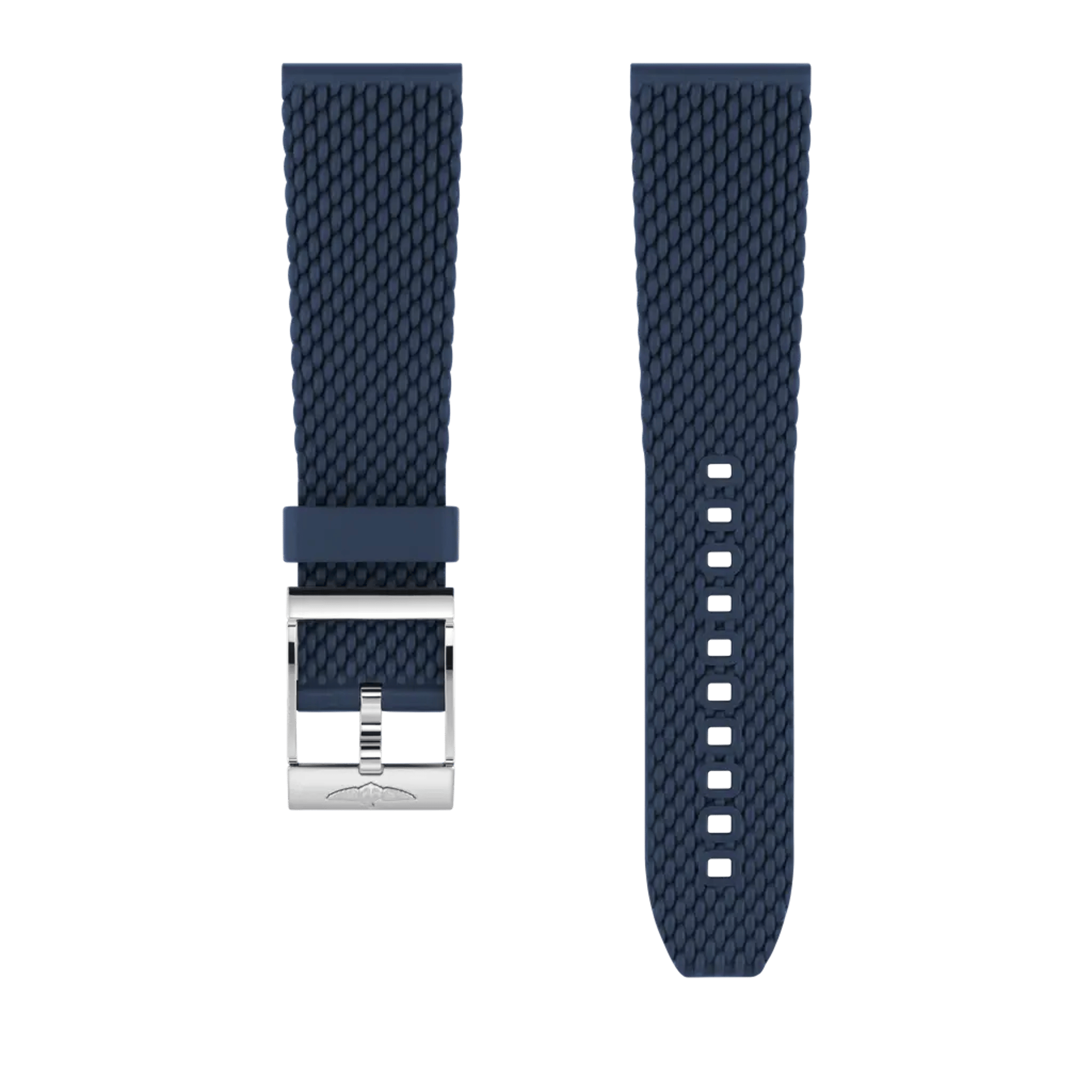 Blue mesh rubber strap - 277S - image 1