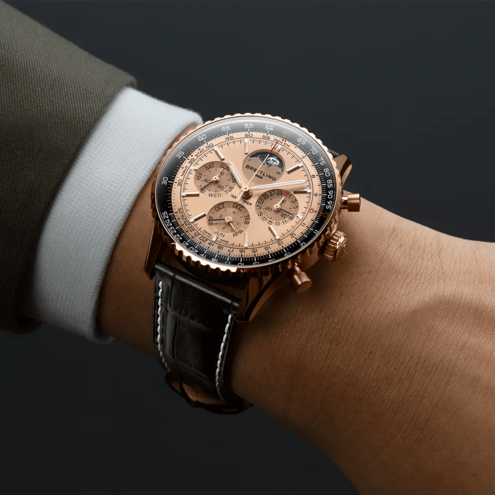 Navitimer B19 Chronograph 43 Perpetual Calendar 140th Anniversary - RB19101A1H1P1 - image 5