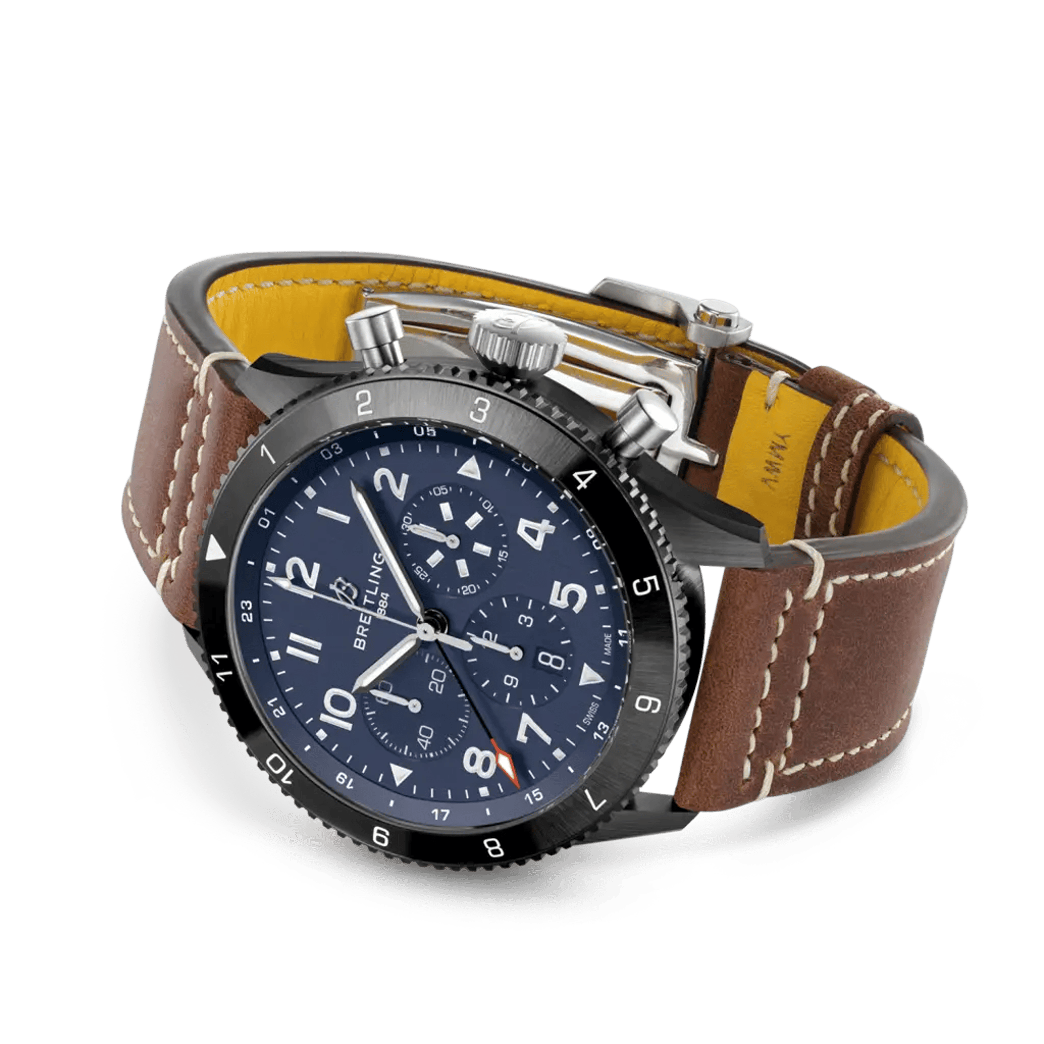 Super AVI B04 Chronograph GMT 46 Tribute to Vought F4U Corsair - SB04452A1C1X2 - image 3