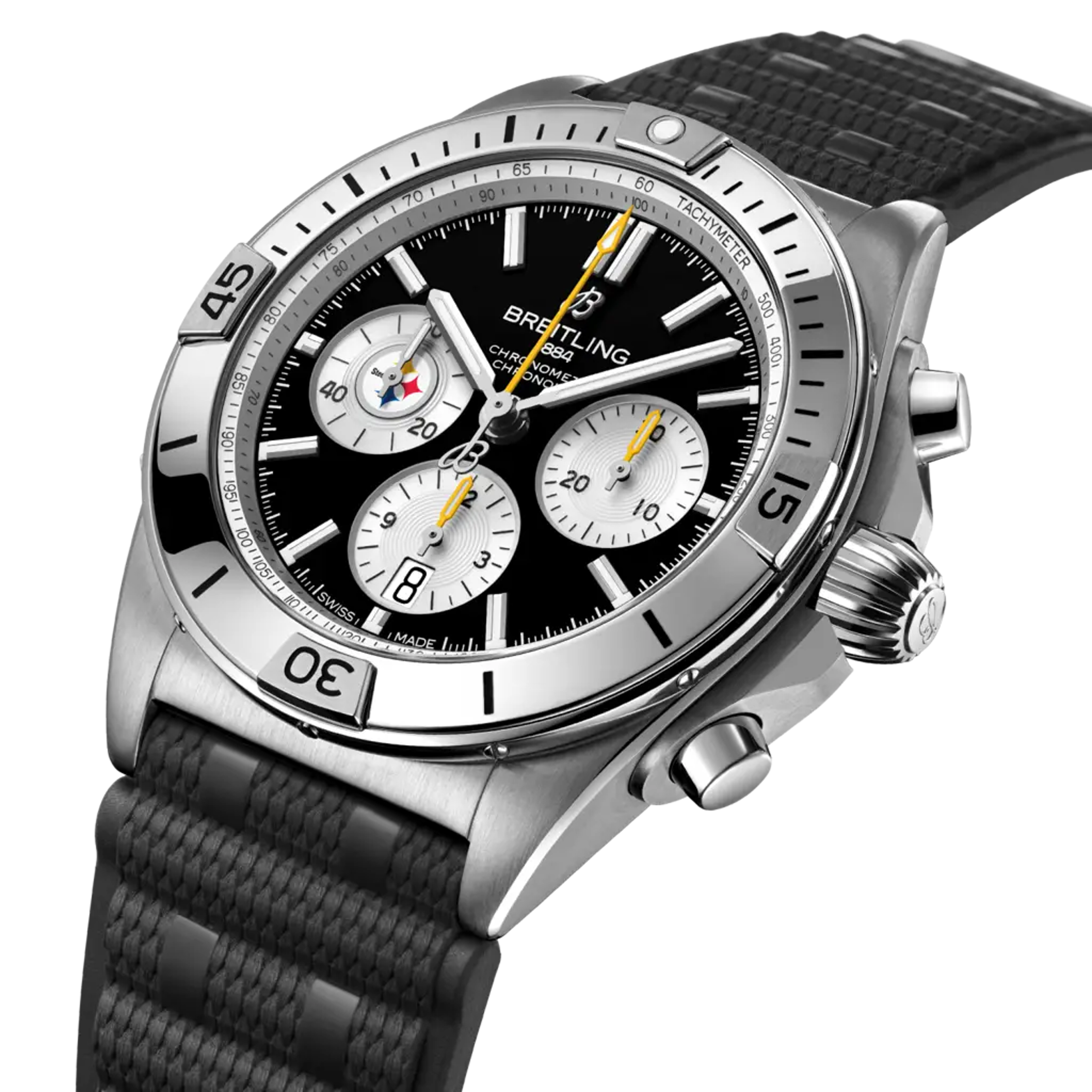 Chronomat B01 42 NFL Pittsburgh Steelers Edition - AB01342B1B2S1