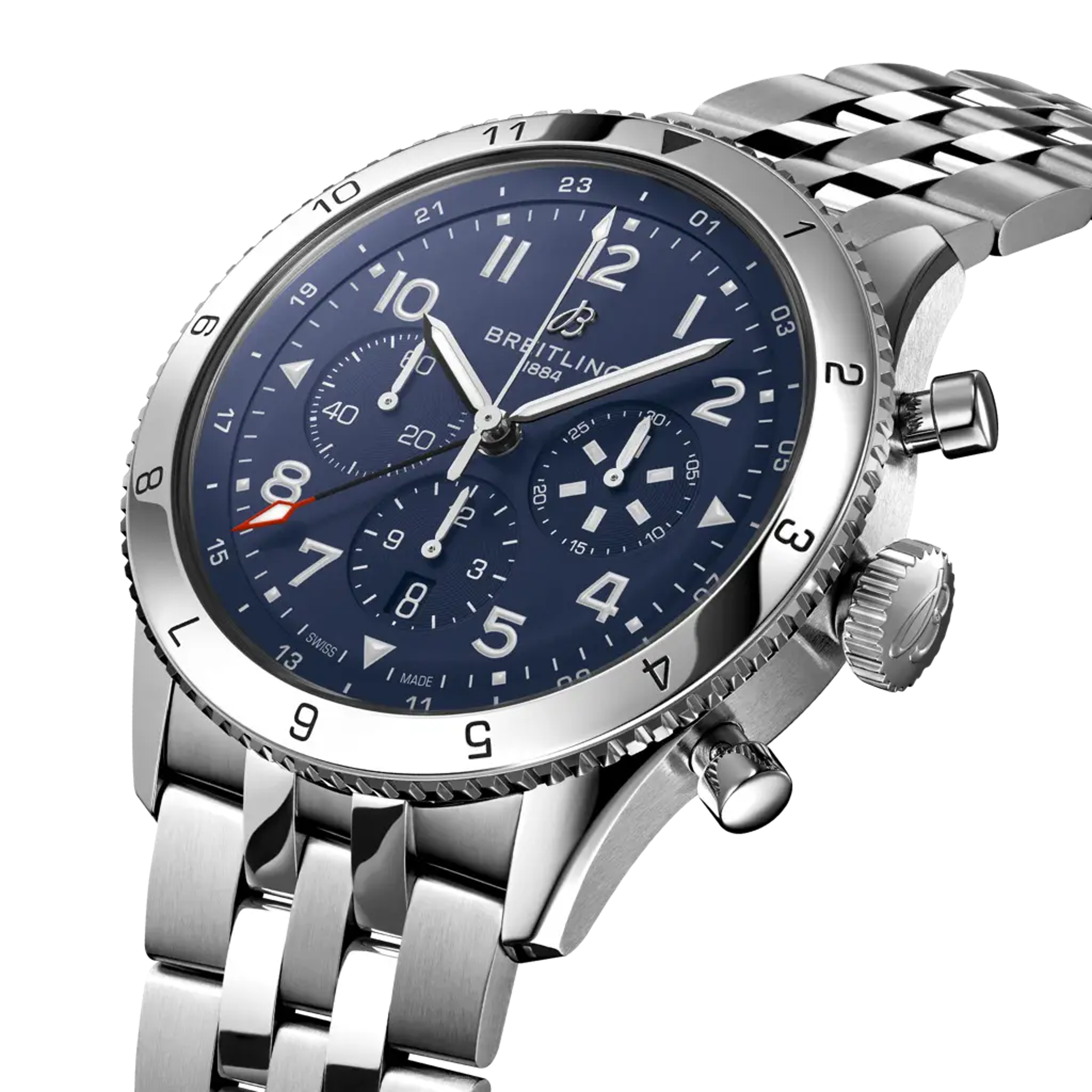 Super AVI B04 Chronograph GMT 46 Tribute to Vought F4U Corsair - AB04451A1C1A1