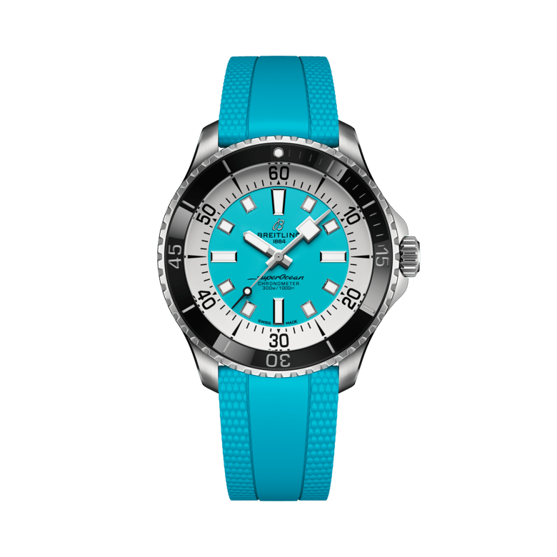 Superocean Automatic 44, reference A17376211L2S2. Link to product details.