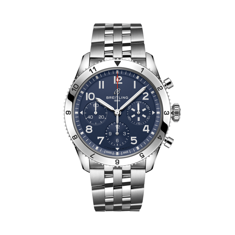 Classic AVI Chronograph 42 Tribute to Vought F4U Corsair, reference A233801A1C1A1. Link to product details.