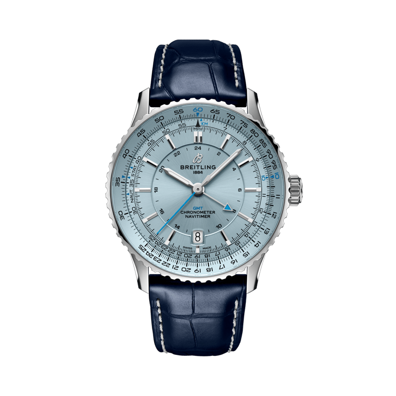 Navitimer Automatic GMT 41, reference A32310171C1P1. Link to product details.