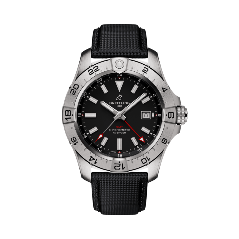 Avenger Automatic GMT 44, reference A32320101B1X1. Link to product details.