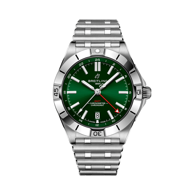 Chronomat Automatic GMT 40, reference A32398101L1A1. Link to product details.