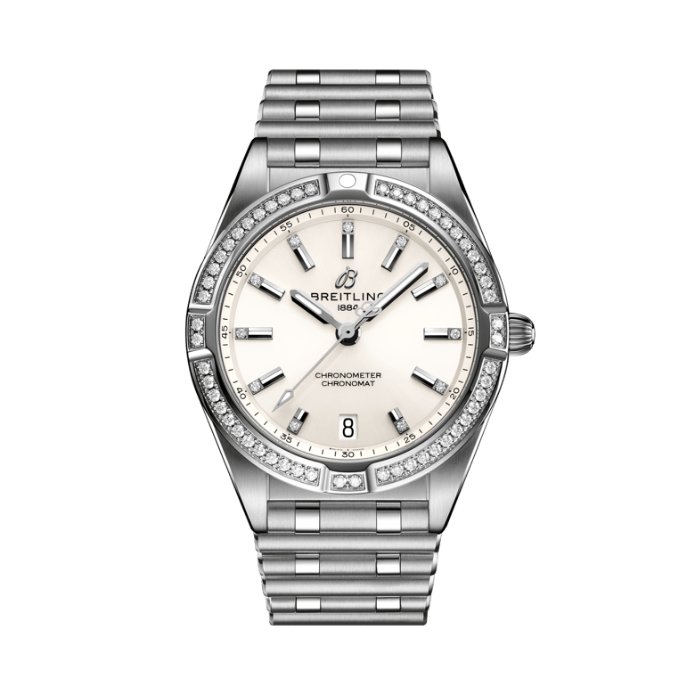 Chronomat 32, reference A77310591A1A1. Link to product details.