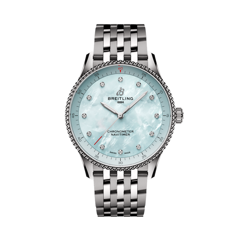 Navitimer 32, reference A77320171C1A1. Link to product details.