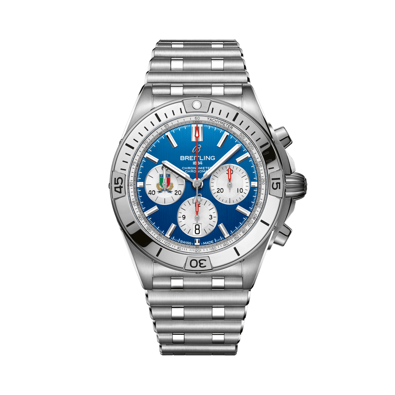 Chronomat B01 42 Six Nations Italy, reference AB0134A41C1A1. Link to product details.