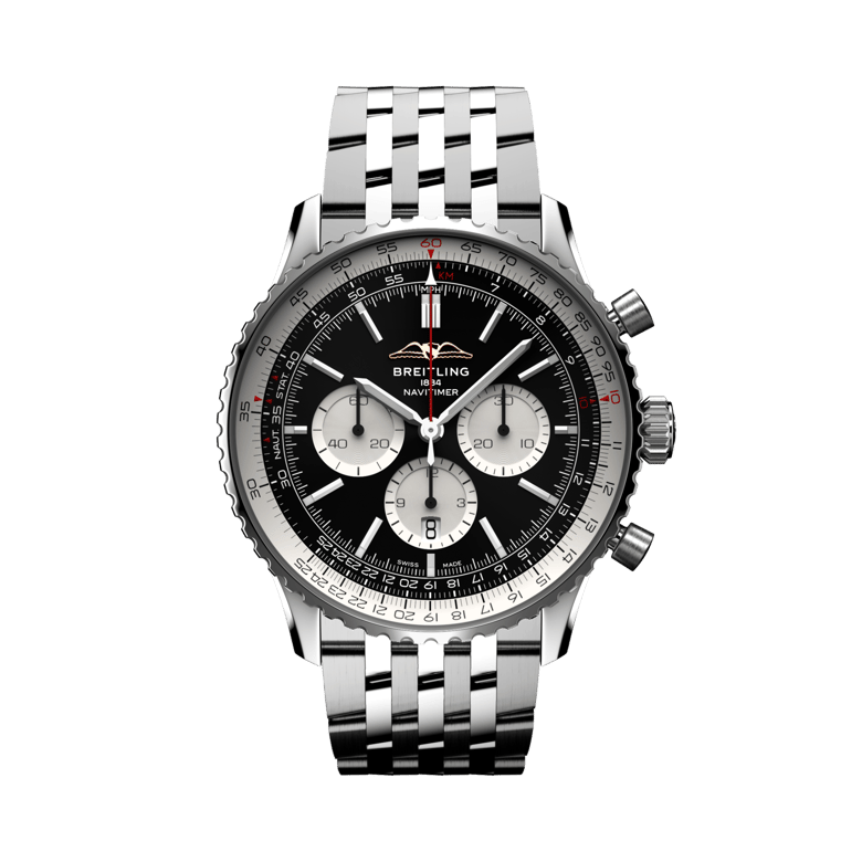 Navitimer B01 Chronograph 46, reference AB0137211B1A1. Link to product details.