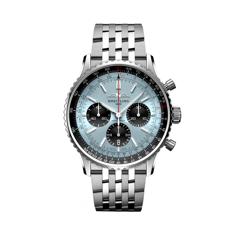 Navitimer B01 Chronograph 43, reference AB0138241C1A1. Link to product details.