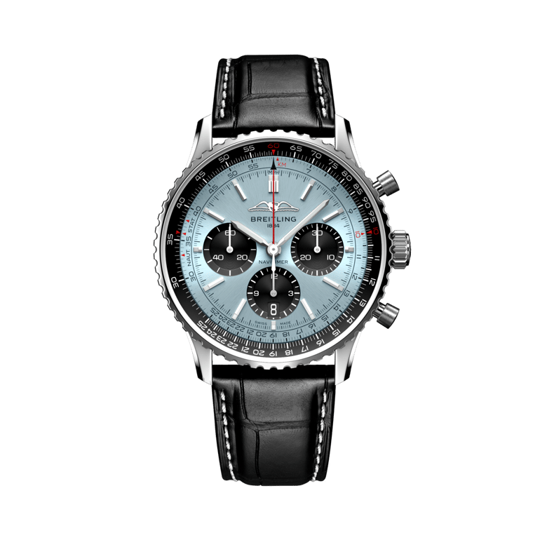 Navitimer B01 Chronograph 43, reference AB0138241C1P1. Link to product details.