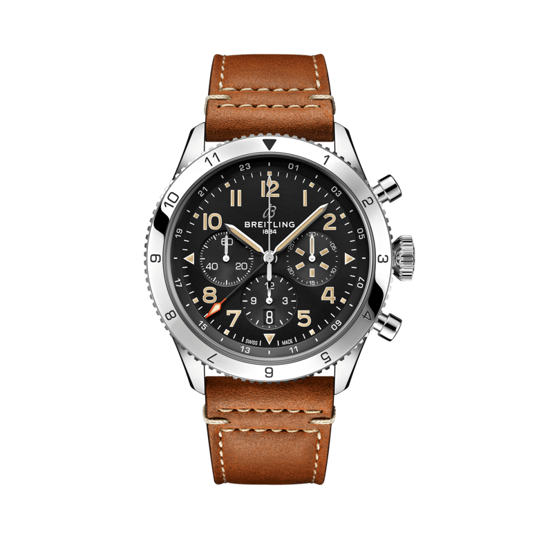 Super AVI B04 Chronograph GMT 46 P-51 Mustang, reference AB04453A1B1X1. Link to product details.