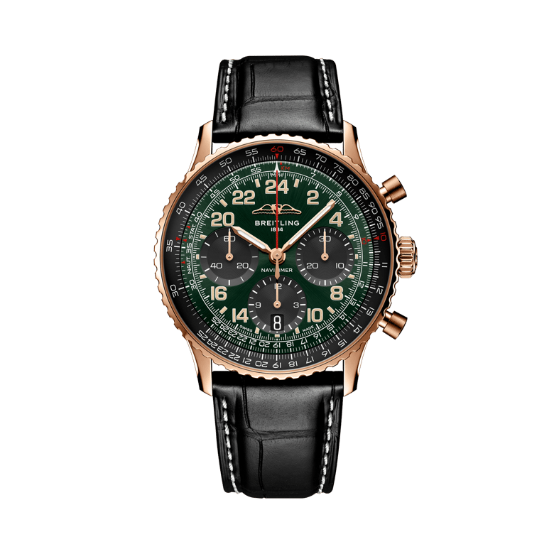 Navitimer B12 Chronograph 41 Cosmonaute, reference RB12302A1L1P1. Link to product details.