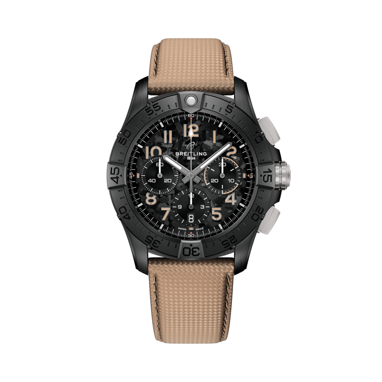 Avenger B01 Chronograph 42 Night Mission, reference SB0146101B1X1. Link to product details.