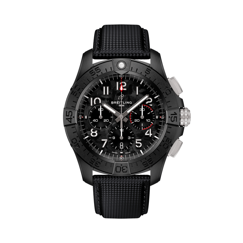 Avenger B01 Chronograph 44 Night Mission, reference SB0147101B1X1. Link to product details.