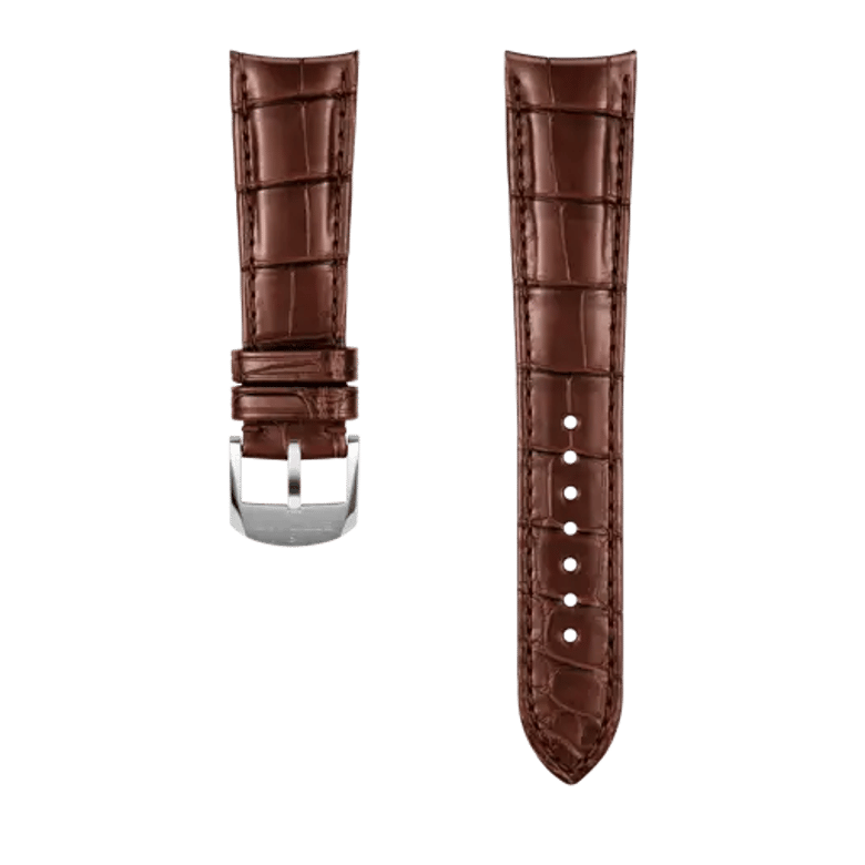 Brown alligator leather strap, reference 1088P. Link to product details.