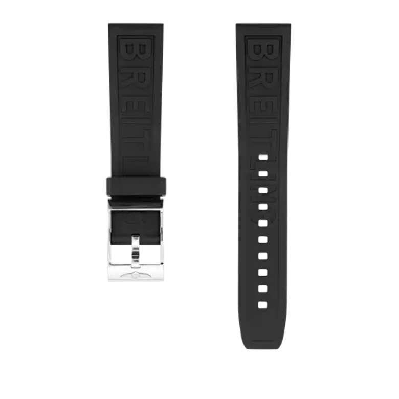 Black Diver Pro rubber strap, reference 150S. Link to product details.