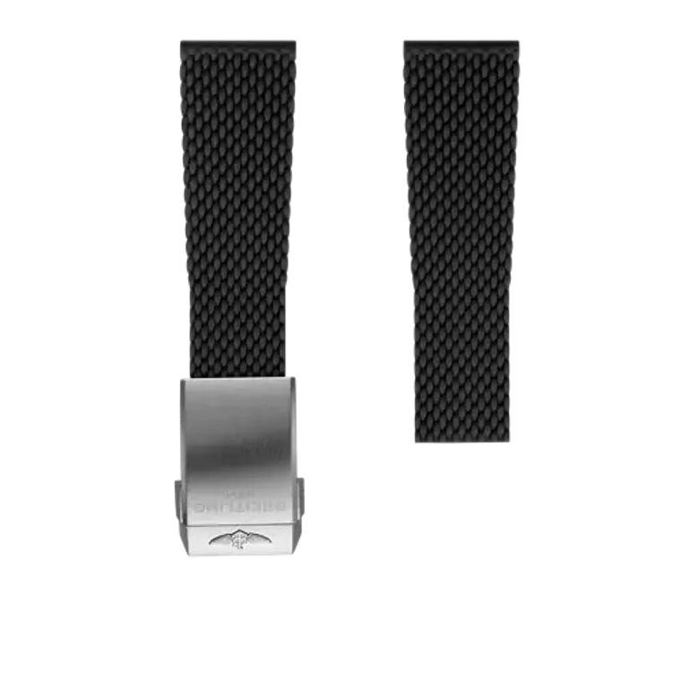 Black mesh rubber strap, reference 256S. Link to product details.