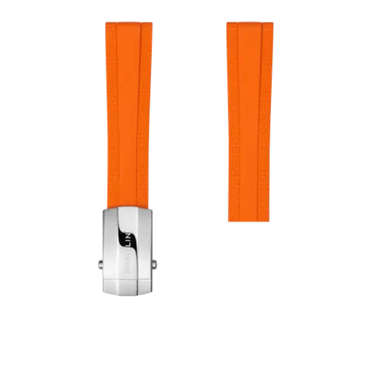 Tangerine rubber strap, reference 318S. Link to product details.
