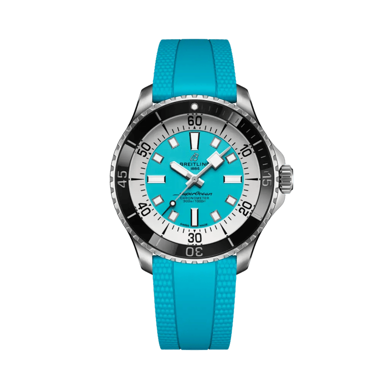 Superocean Automatic 44, reference A17376211L2S2. Link to Superocean collection.