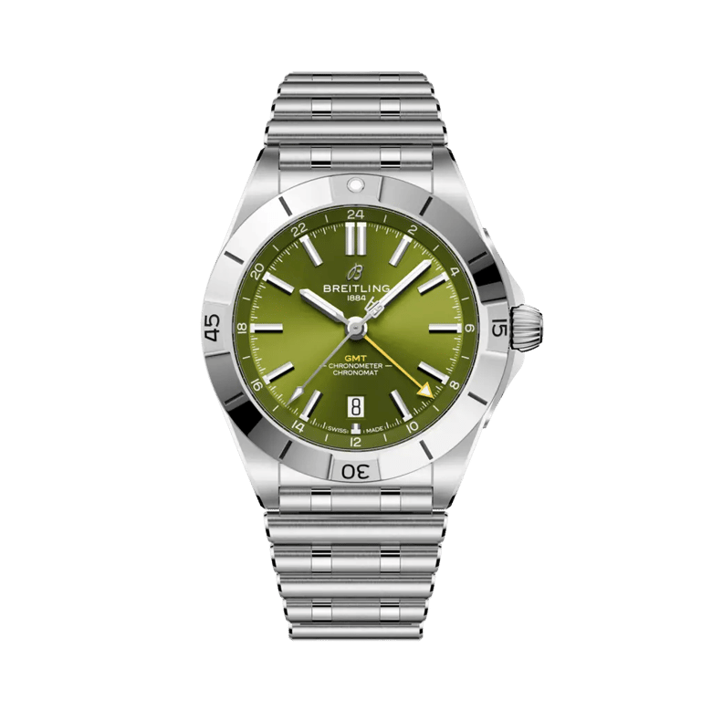 Chronomat Automatic GMT 40 Giannis Antetokounmpo, reference A32398A11L1A1. Link to Chronomat collection.